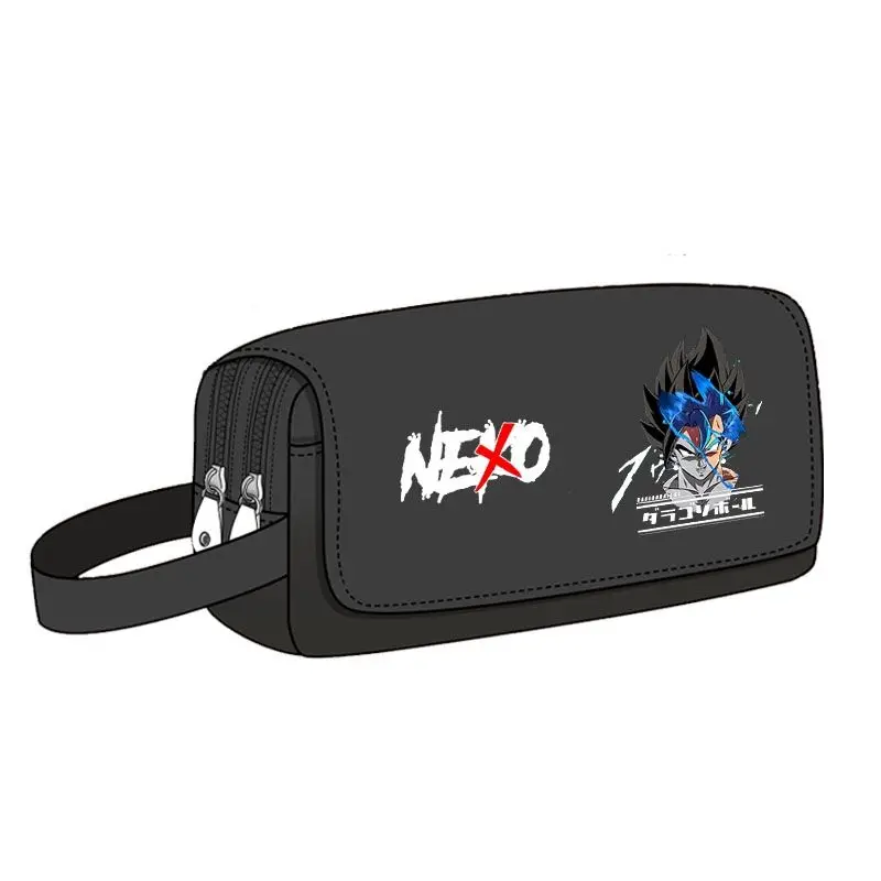 

Anime Dragon Ball Super Saiyan Goku Vegeta Buu Cartoon Student Large Capacity Multi-Layer Zipper Pencil Case School Supplies