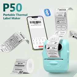 Marklife P50 Portable Thermal Printer Suitable For Small Business Home Office Mini Bkuetooth Label Sticker Machine Smartphone