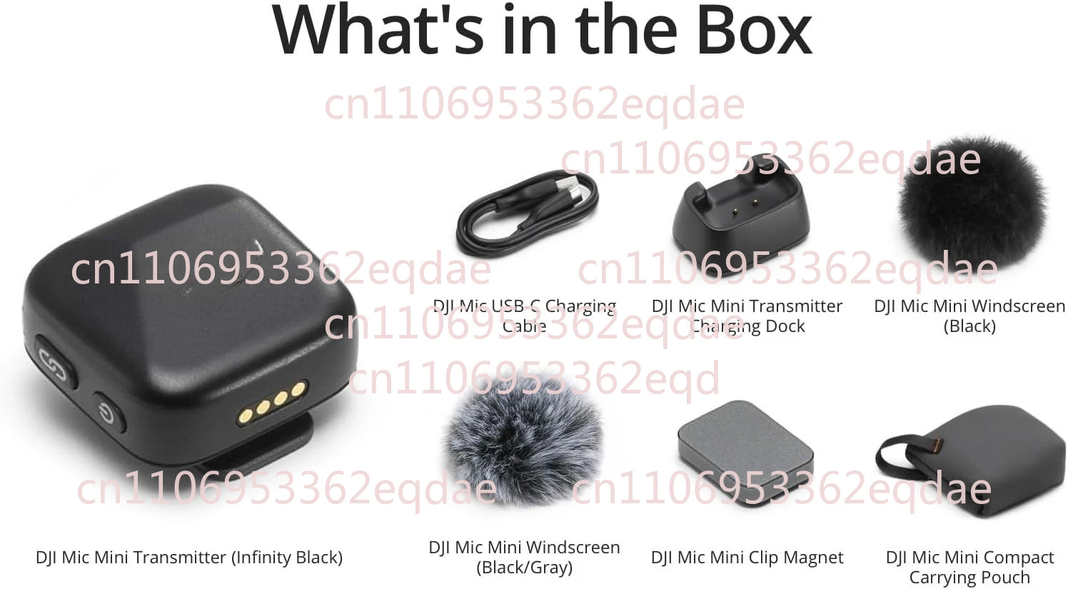 لـ DJI Mic Mini Wireless Lavalier Microphone لـ DJI Action 5 Pro وOsmo Pocket 3 ™