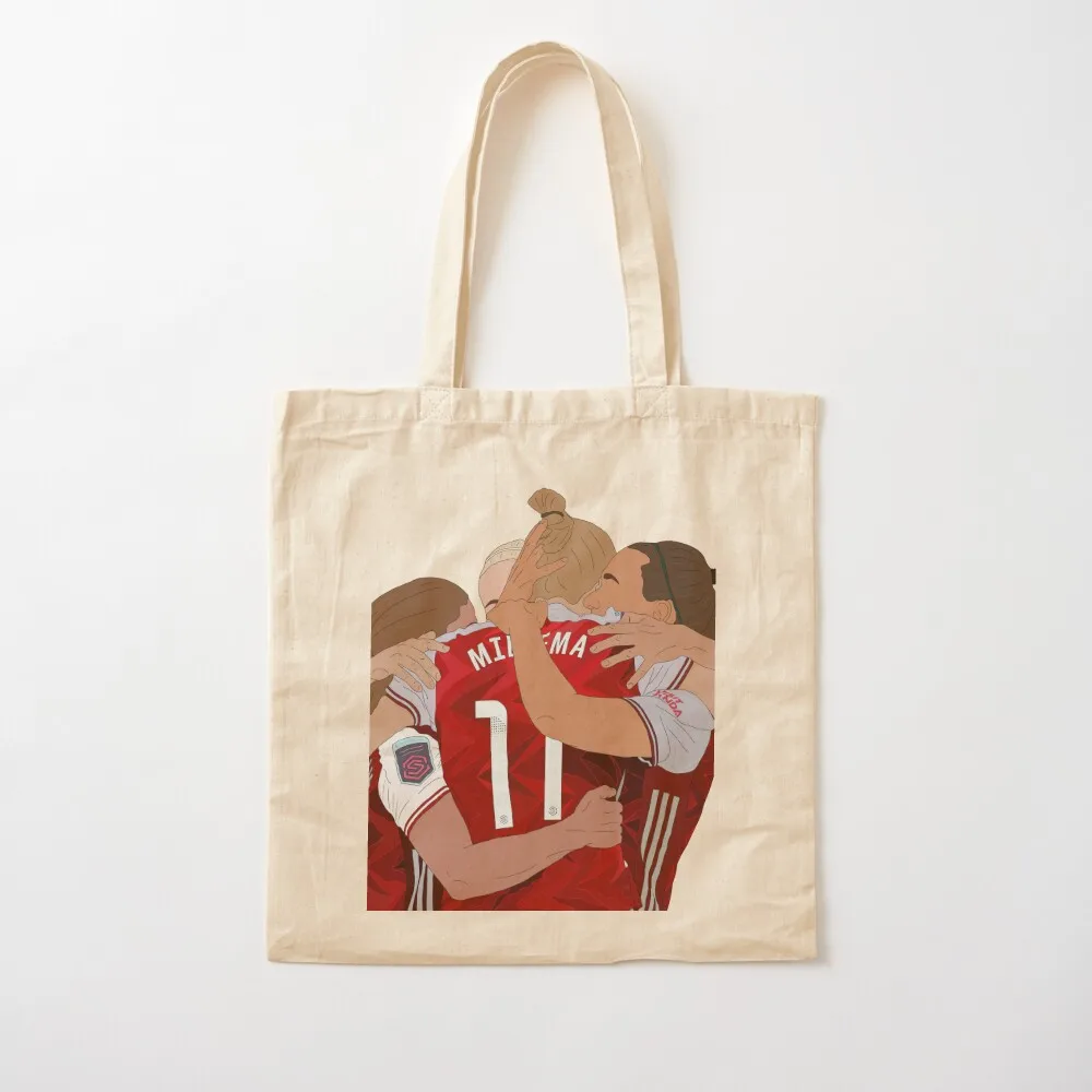

Vivianne Miedema WSL top goal scorer Tote Bag reusable shopping bag bags men the Canvas