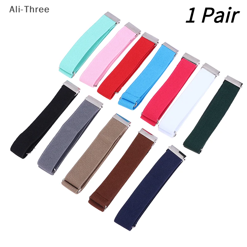 1 Pair Business Elastic Adjustable Shirt Sleeve Garter Strap Arm Band Sleeve Bracelet Anti-Slip Cuff Holder Armband Men Women