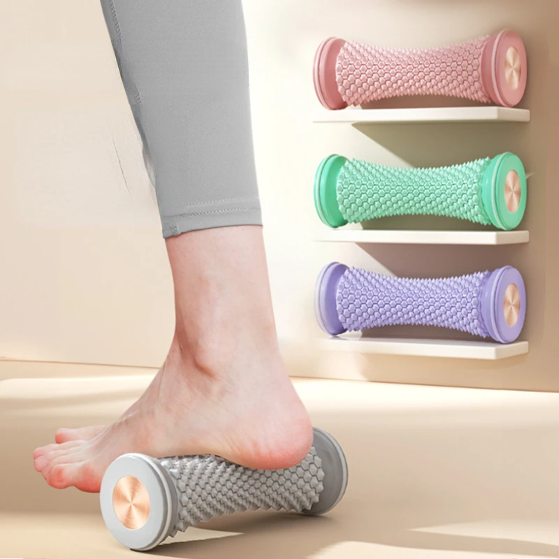 1PC Foot Massager Massage Roller Yoga Massage Ball Plantar Fascia Roller Muscle Relaxation Care Plastic Manual Foot Massager