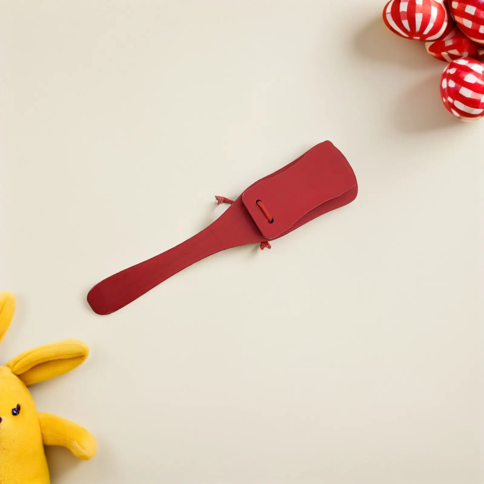 Wooden Castanet Kids Musical Instrument Handheld Percussion Flapper Educational Rhythm Toy Portable