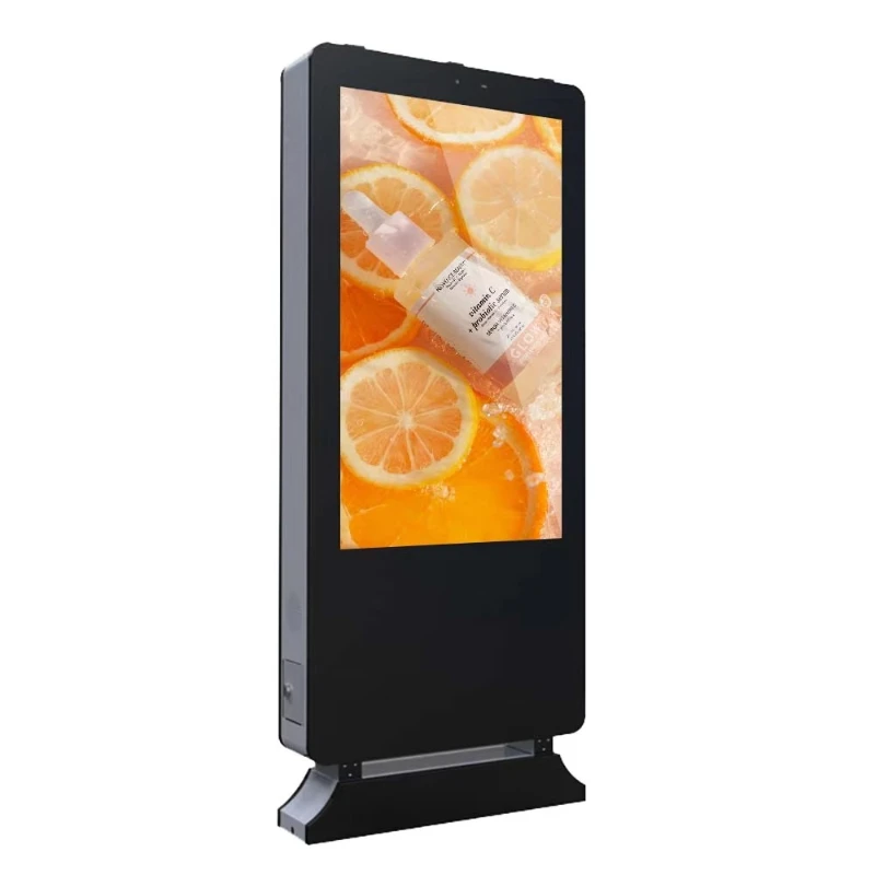 Outdoor Floor Stand Waterproof Digital Signage Media LCD Player