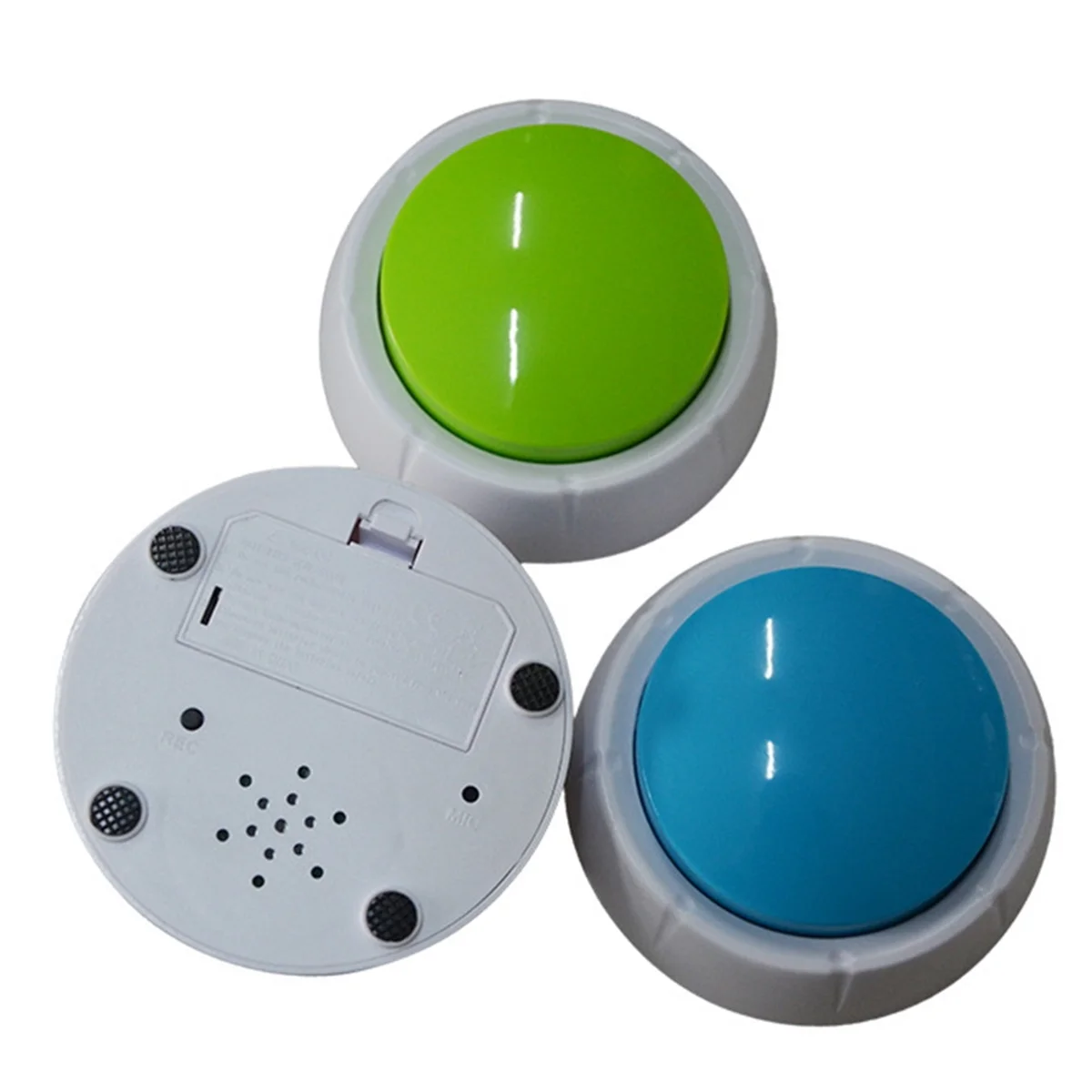 Squeeze Sound Box Music Box Recordable Voice Sound Button Party Supplies Communication Buttons Buzzer Sounding Box Green