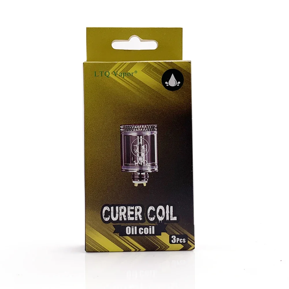 3 ชิ้น/แพ็ค LTQ Vapor Curer Coils ขี้ผึ้งควอตซ์เซรามิคน้ํามันสมุนไพรเปลี่ยนหัวม้วน E-cigs Core สําหรับ Curer สมุนไพร Vaporizer Kit