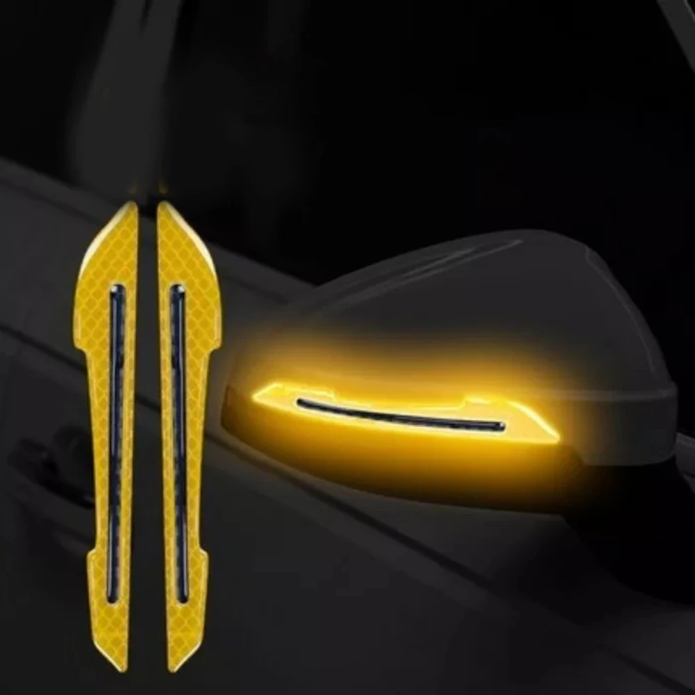 شرائط عاكسة لمصد السيارة مع تقنية Microprism لتعزيز السلامة والحماية من الخدش على الأبواب ومرايا الرؤية الخلفية #5