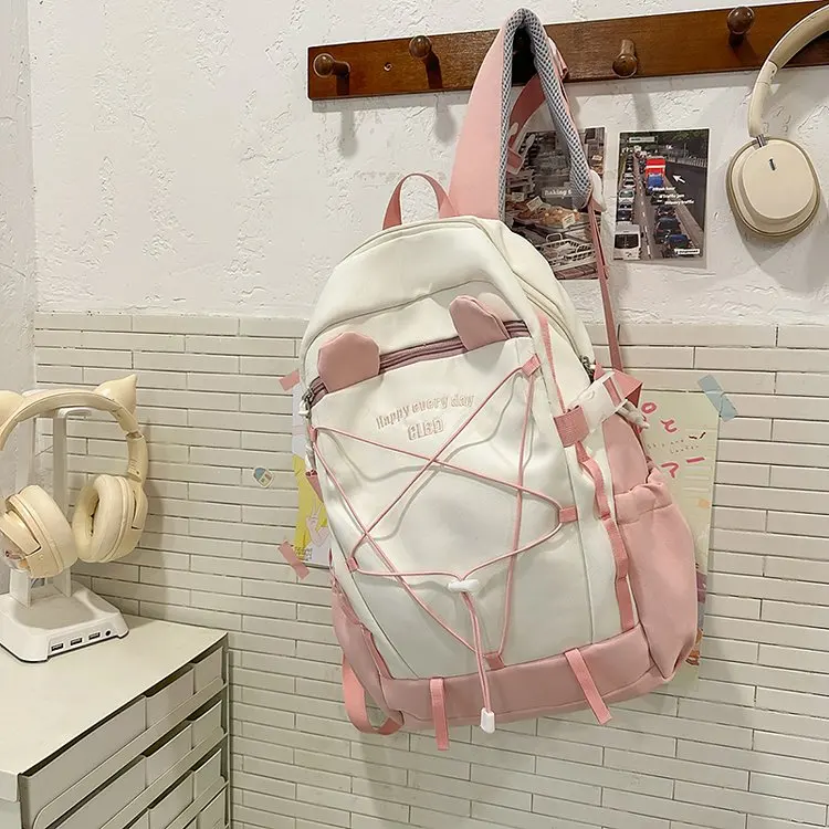 

2025 Summer New 164 Xiaoxiangfeng Backpack Fashion Casual Schoolbag Is Still Versatile Simple Men's and Women's Schoolbags