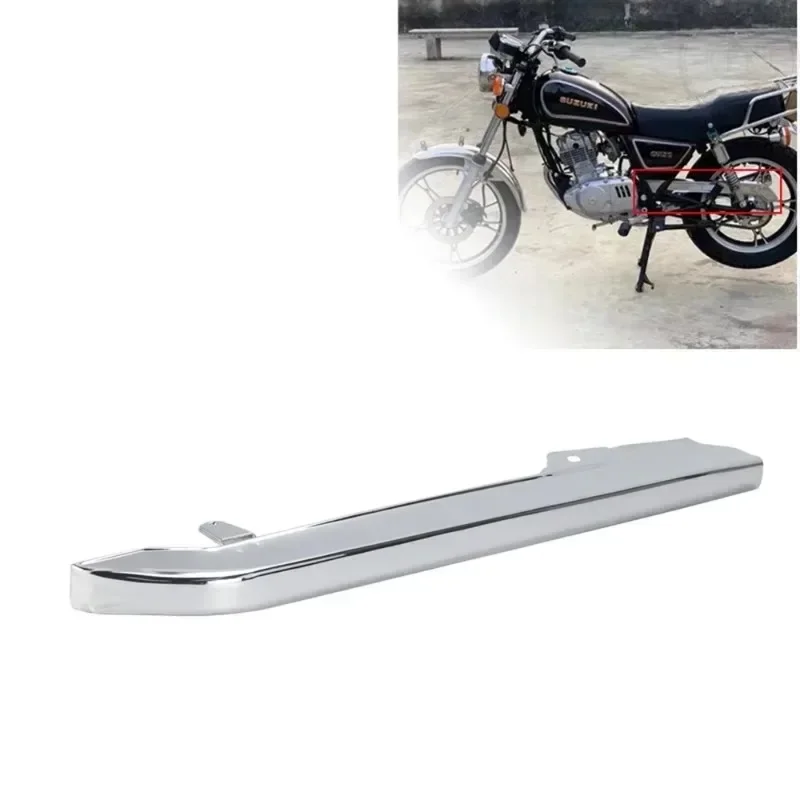 

New Motorcycle Scooter Chain Guard Cover Case Protector Chain Protection Motorbike for GN125/ GS125/ CG125 Metal Chrome
