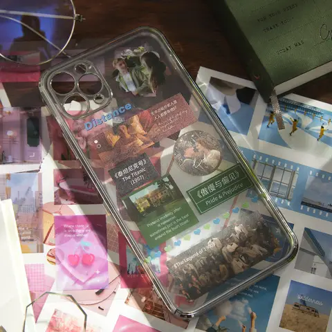 Adesivi Libro Paesaggio Decalcomania decorativa Film Impression Seal per diario fai da te Planner Scrapbook Album Materiale scolastico Cancelleria