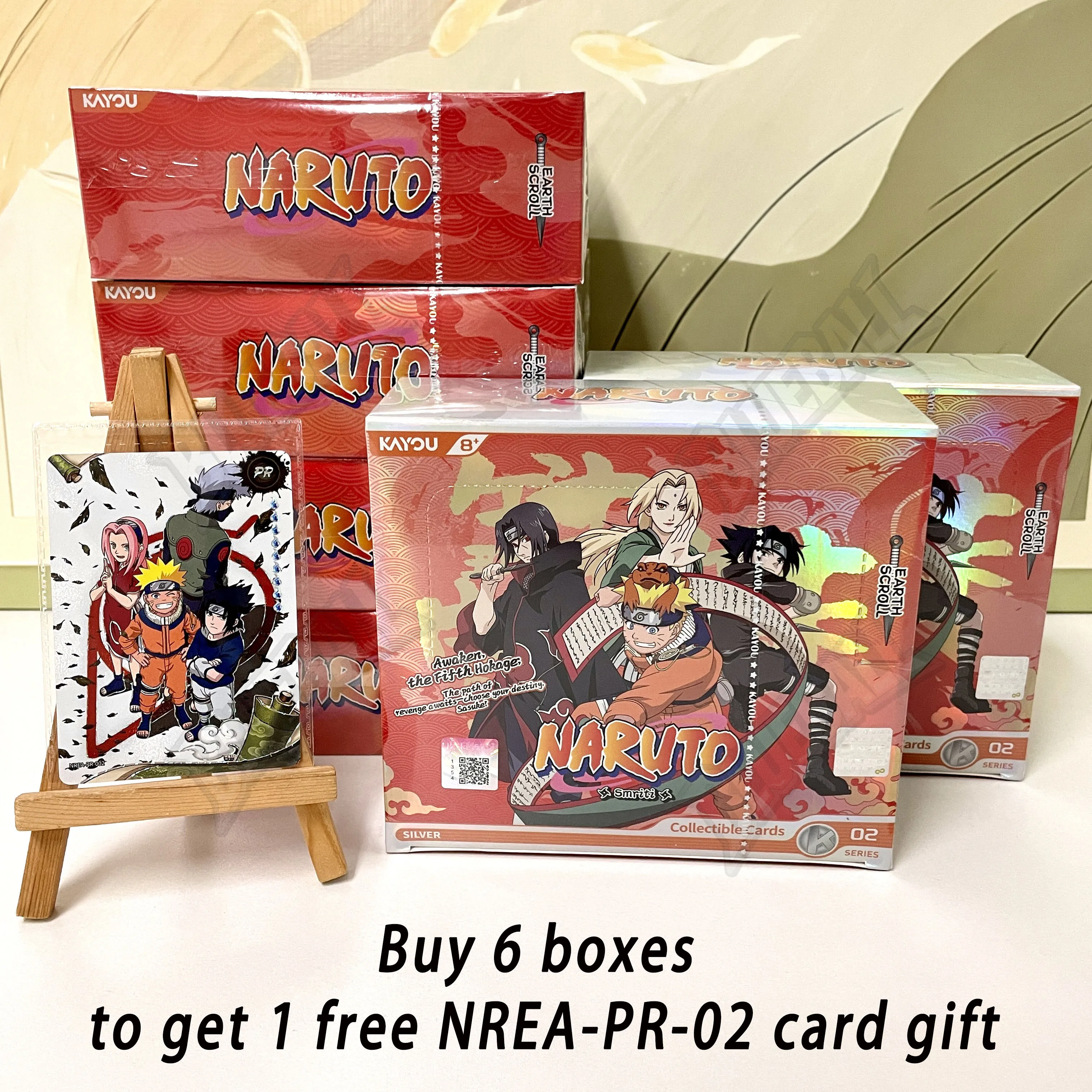KAYOU Naruto Cards English TCG Blind Box 1 Pack