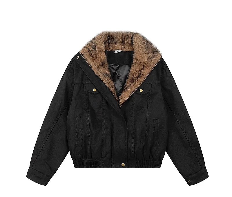 Men's Trendy American Style Retro Thickened Parkas Men's 2025 Winter New Loose Comfort Warm Versatile Parkas Long Sleeve Coats