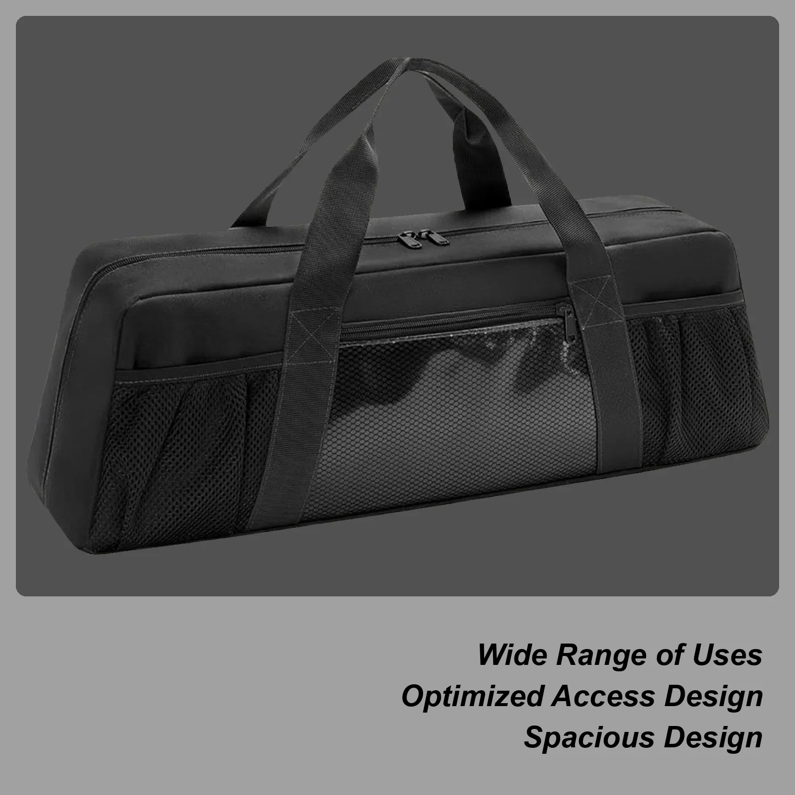 

Grill Utensil Storage Storage Container For Grilling Utensils 22 X 6.5 X 7.2 Inches Ergonomic Handles Holder Large Portable Case