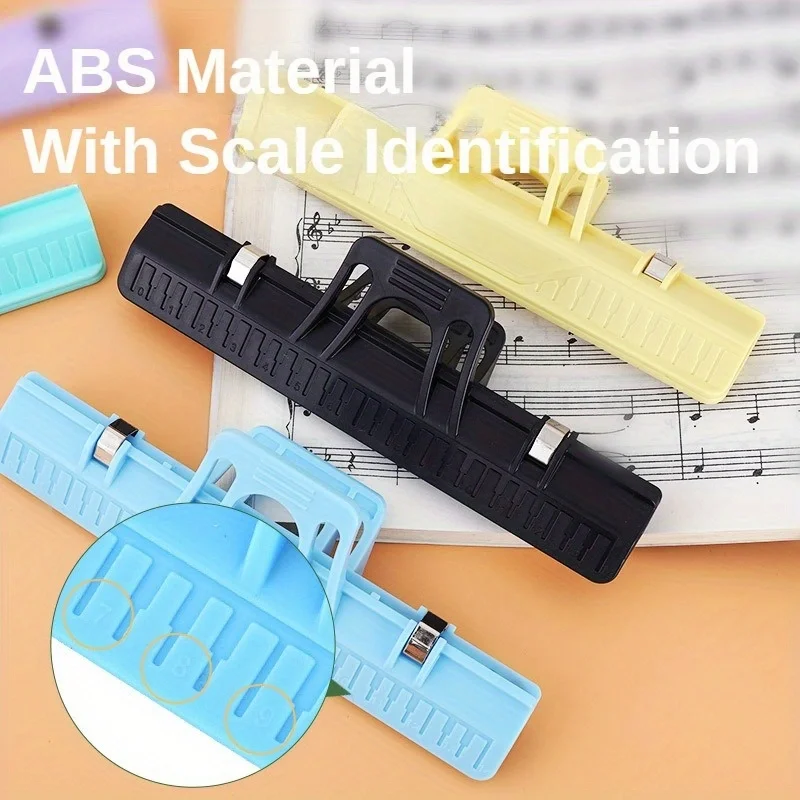 مشبك ثابت متعدد الوظائف لورقة الموسيقى ، حامل ورقة للغيتار ، الكمان ، البيانو ، الأدوات المهنية