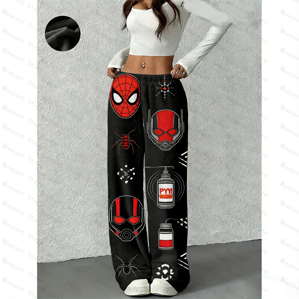 Marvel Otoño Invierno pantalones Y2k Casual comodidad Batman hombres mujeres regalo para el hogar pantalones ropa de dormir pijamas de franela de moda pantalones