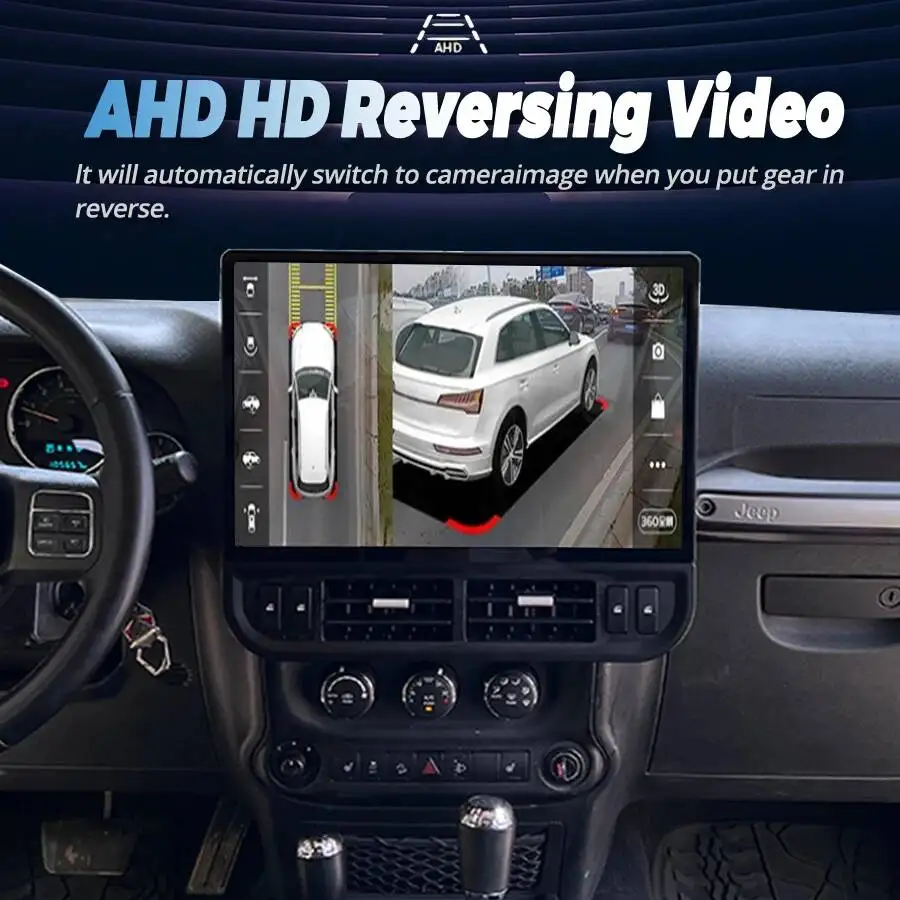 

Автомагнитола Android Auto с GPS-навигацией и мультимедийным плеером, 16.8-дюймовый экран, для Jeep Wrangler 2011-2017, с поддержкой беспроводного CarPlay