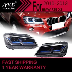 Car Lights for BMW X3 F25 LED Headlight 2010-2013 X3 F25 Head Lamp Drl Projector Lens Automotive