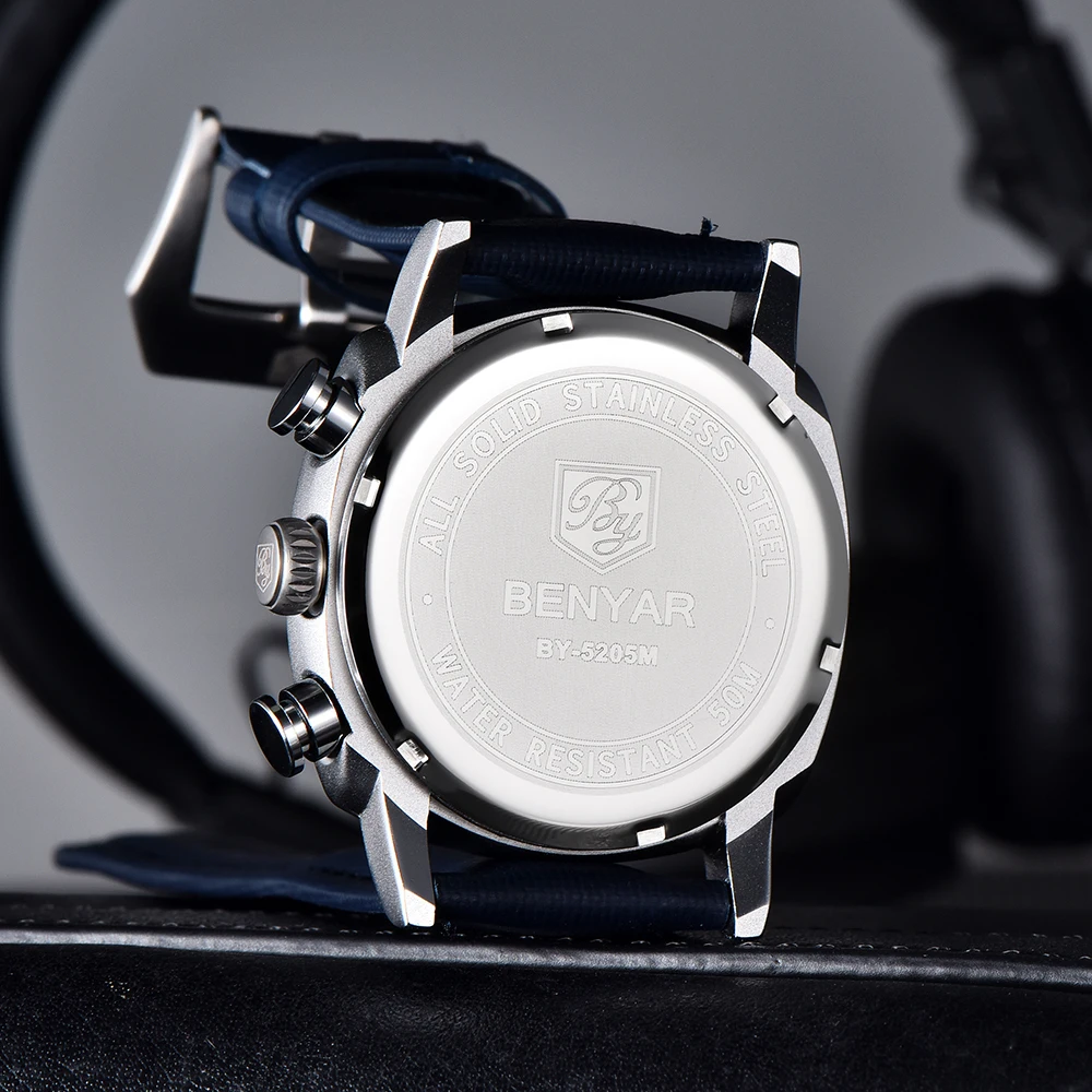 Men's Top Luxury Square Watch with Night Light
