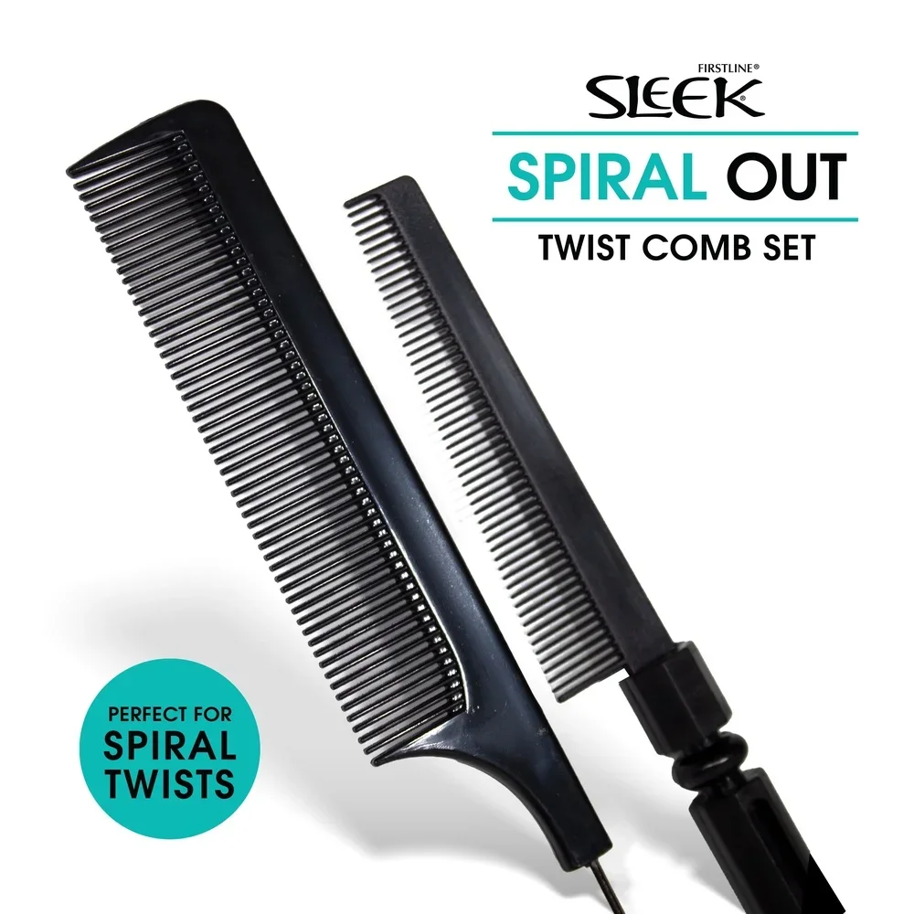 

(3 pack Twist Comb/Rat Tail Comb Set