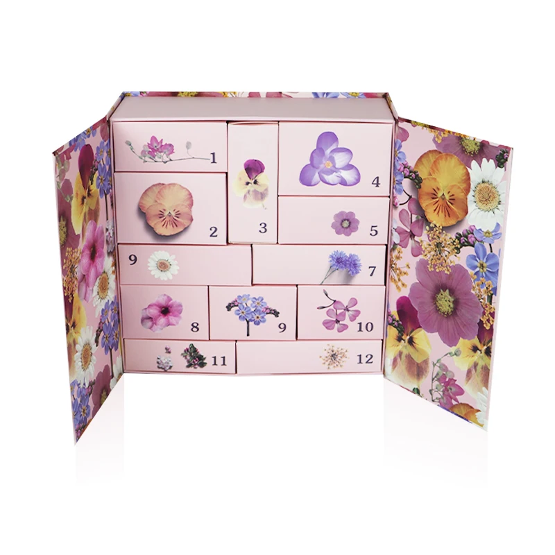 Wholesale Paper Ramadan Christmas Custom Empty Chocolate Ramadan Advent Calendar Box