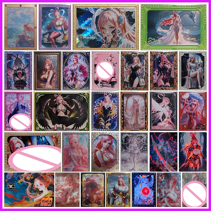 

Anime ONE PIECE Rare GZ VM XG XZZ UCJ GGX GJ EX PZ ER PO PE SH SS Metal Shirahoshi Collectible Card Toys for Boys Birthday Gift