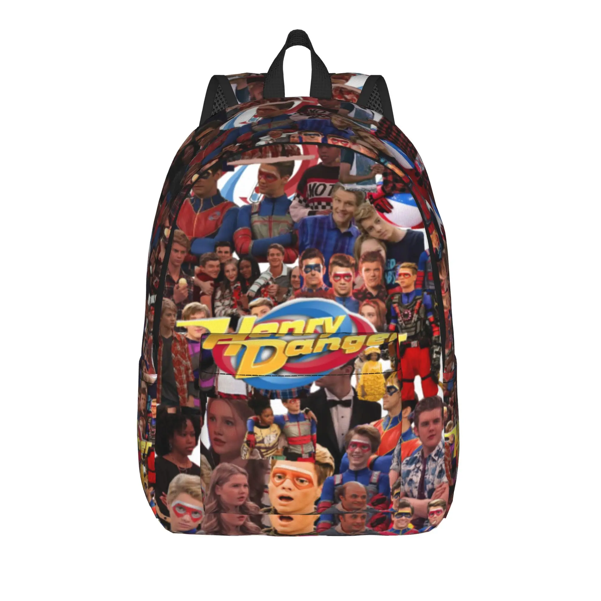 Captain Henry And Kid Danger Backpack with Pocket High School Hiking Travel  Daypack for Men Women Laptop Shoulder Bag