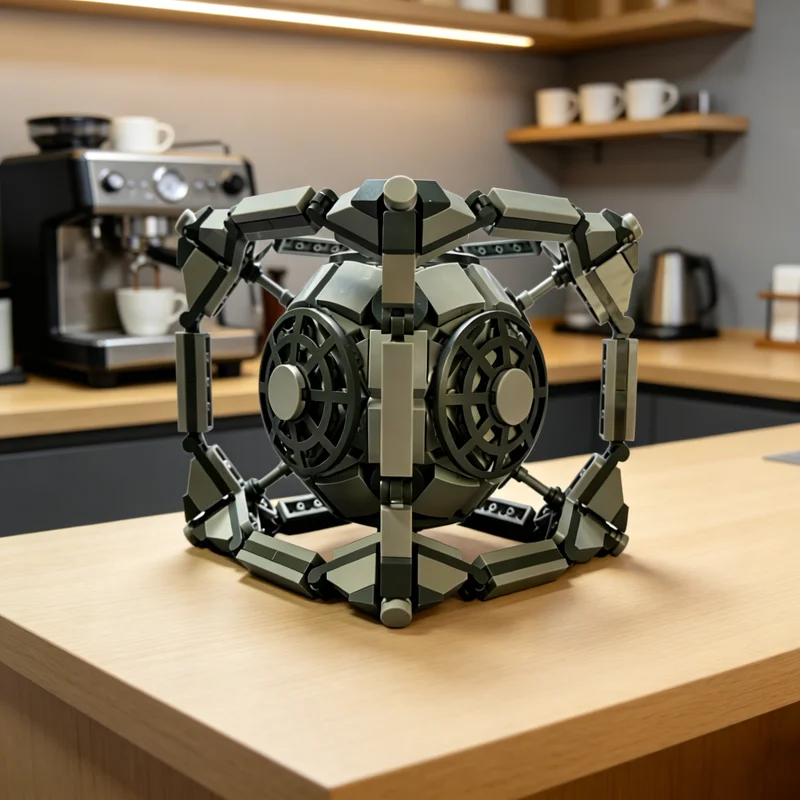 

378 деталей MOC ExoCube от Zachary Steinman: конструктор-модель, подарок для творчества, коллекционный предмет, декор для демонстрации, премиум-класс для взрослых