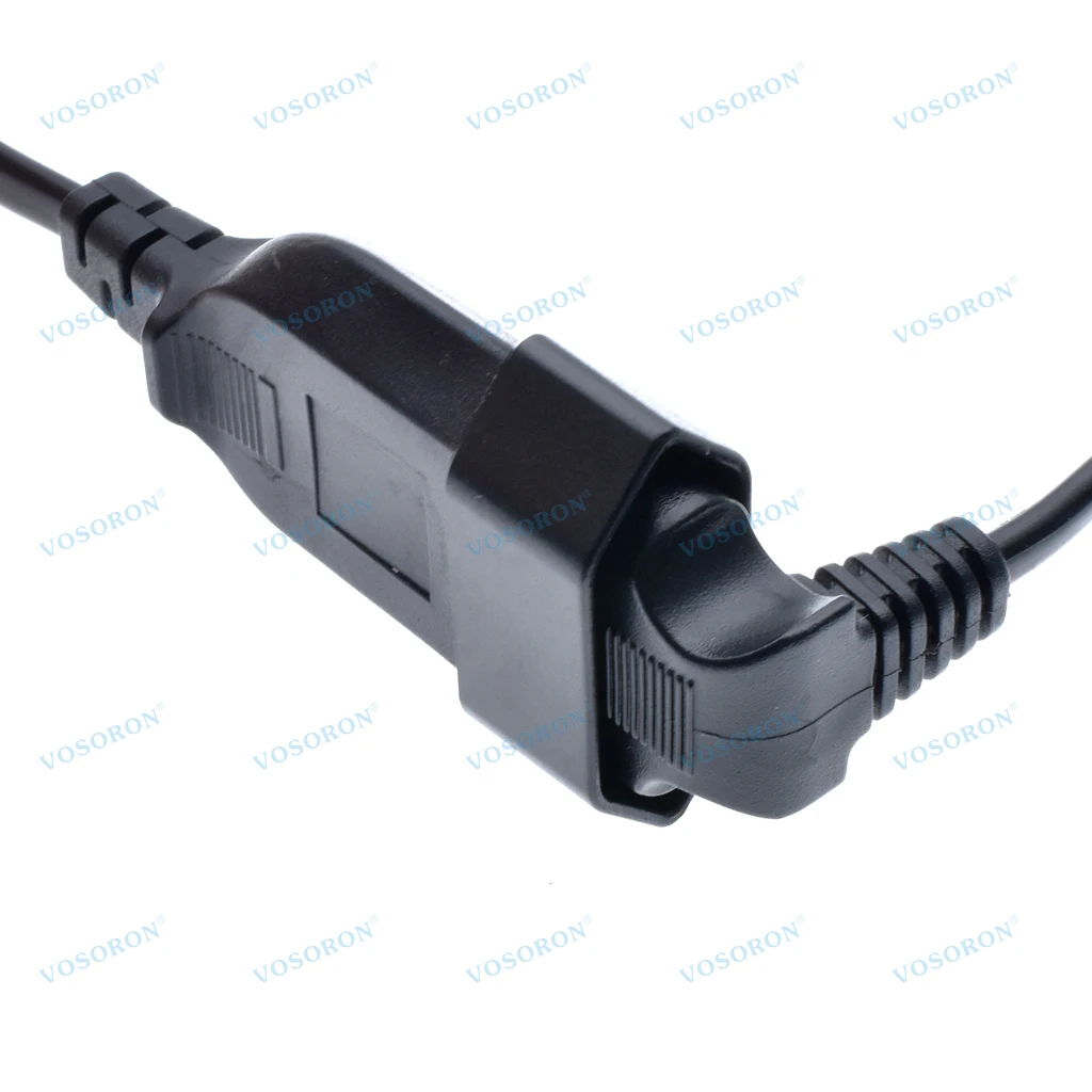 Europea 90 Degree Male Plug To Female Socket Power Extension Cable For PC Computer PDU 0.3m/0.6m/1.8m EU 2Prong Bend Angled Cord