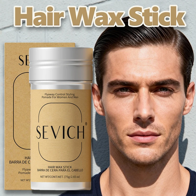 Hair Wax Pomade Hair Gel Stick Broken Cream Frizz Fixed Fluffy Hair Long Lasting Hold Pomade Control Styling Wax for Natural Wig