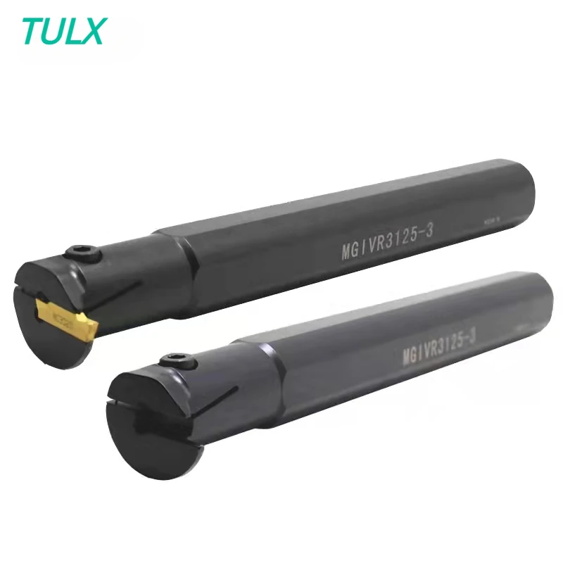 

TULX 1PCS MGIVR Grooving Tool Holder MGIVR2016 MGIVR2520 MGIVR3125 MGIVR3732-1.5/2/2.5/3/4 MGMN Carbide Inserts Turning Tool