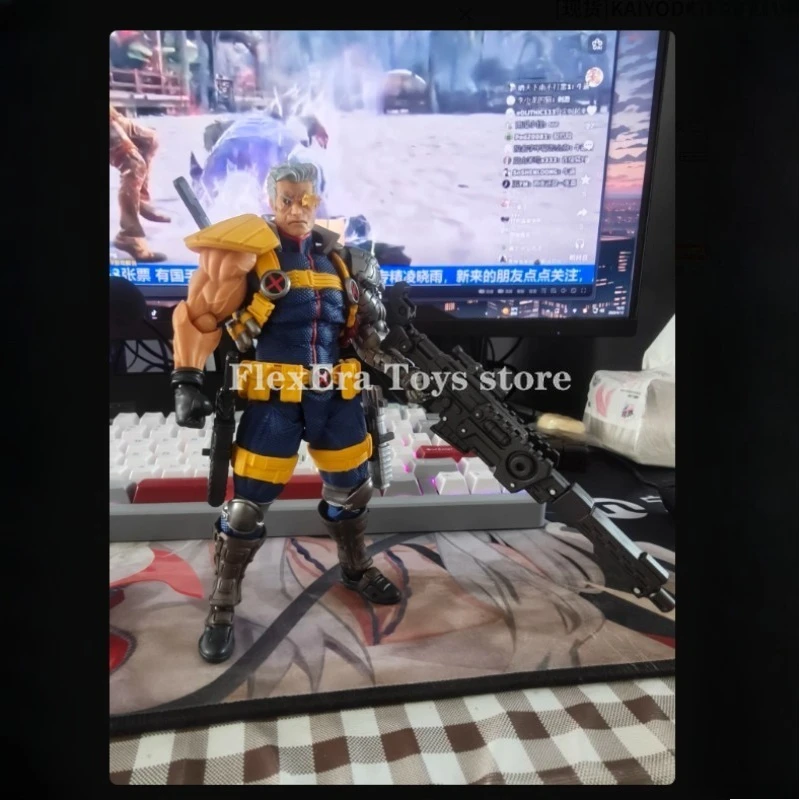 In-stock KAIYODO Gundam Technology Marvel Mountain Pass X-Men 1.5ver. Electro-Cable Action Figure Toy Collection Gift view 3
