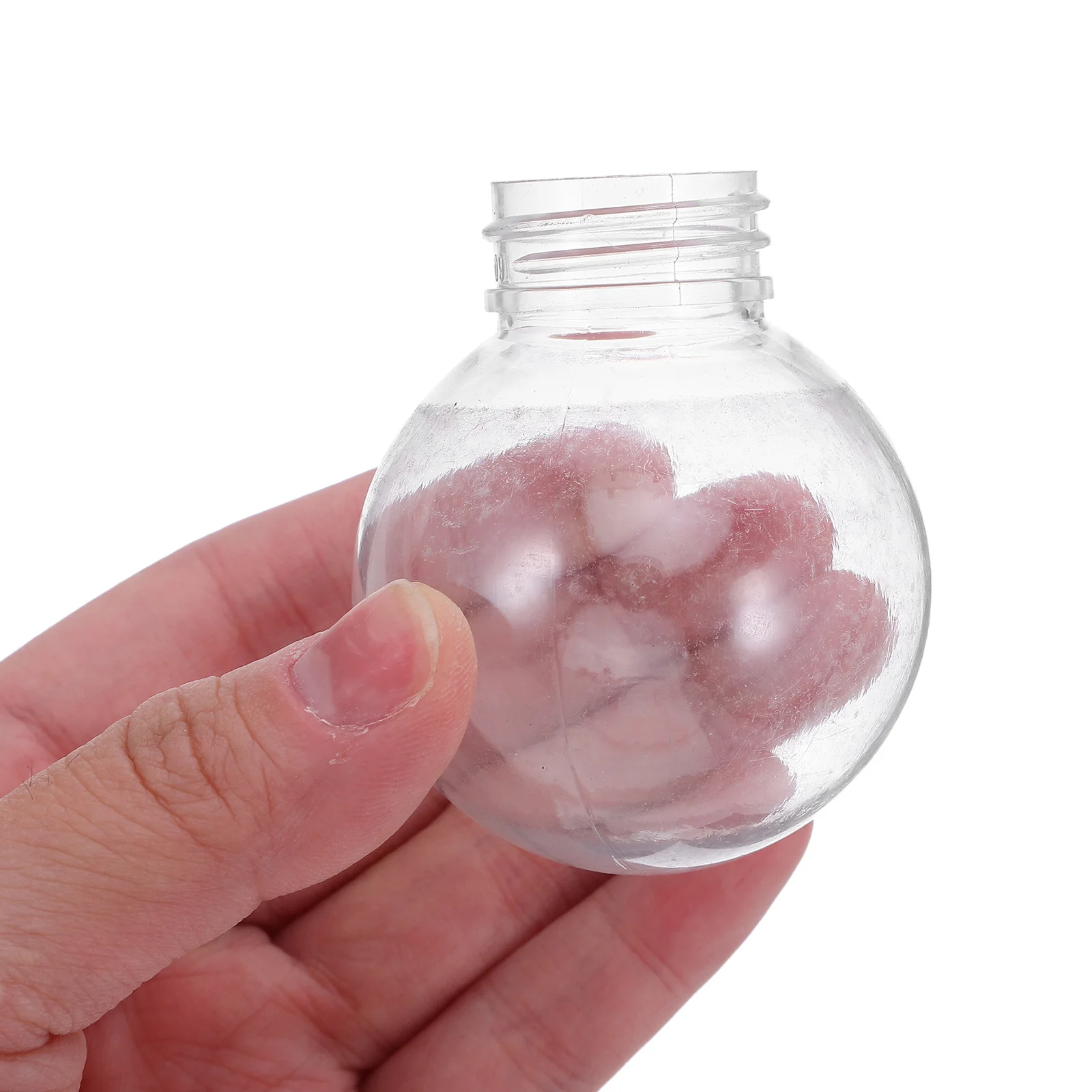 

20Pcs Clear Globe Lamp Shade Threaded Plastic Dome Light Bulb Cover Replacement for Outdoor Ceiling Pendant Lighting Chandeliers