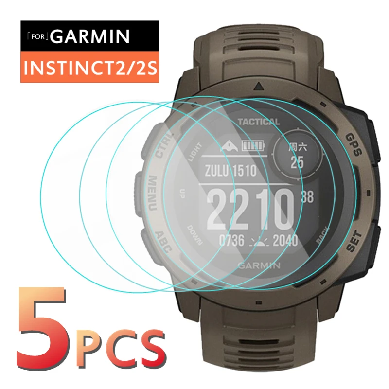 5/3/1pcs Garmin Instinct 2 용 강화 유리 2S Anti-scratch 스마트 워치 스크린 보호 필름 액세서리