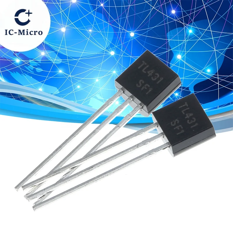 50pcs TL431A TL431 Voltage References 2.5-36V Prog Adjust