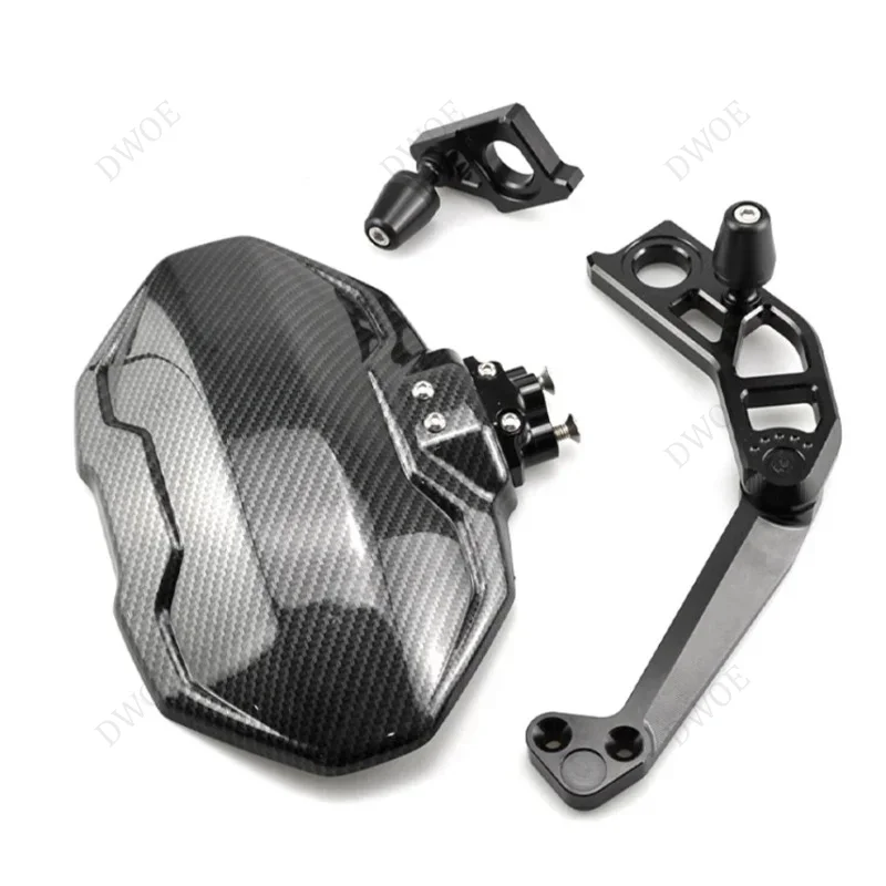 Motorcycle Carbon fiber wheel splash protection Fender with/without License Plate Bracket For Yamaha TMAX 530 T-MAX 560 Mudguard