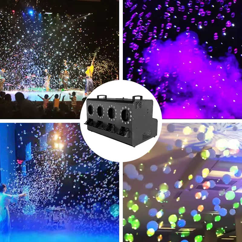 CH 3000W Fog And Bubble Machine For Party Stage,LED Fog Bubble Machine
