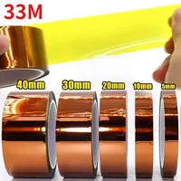 Kapton Tape Polyimide 5-40mm Adhesive Insulating Adhesive Tape Каптоновый Скотч Heat Tape for Board Protection