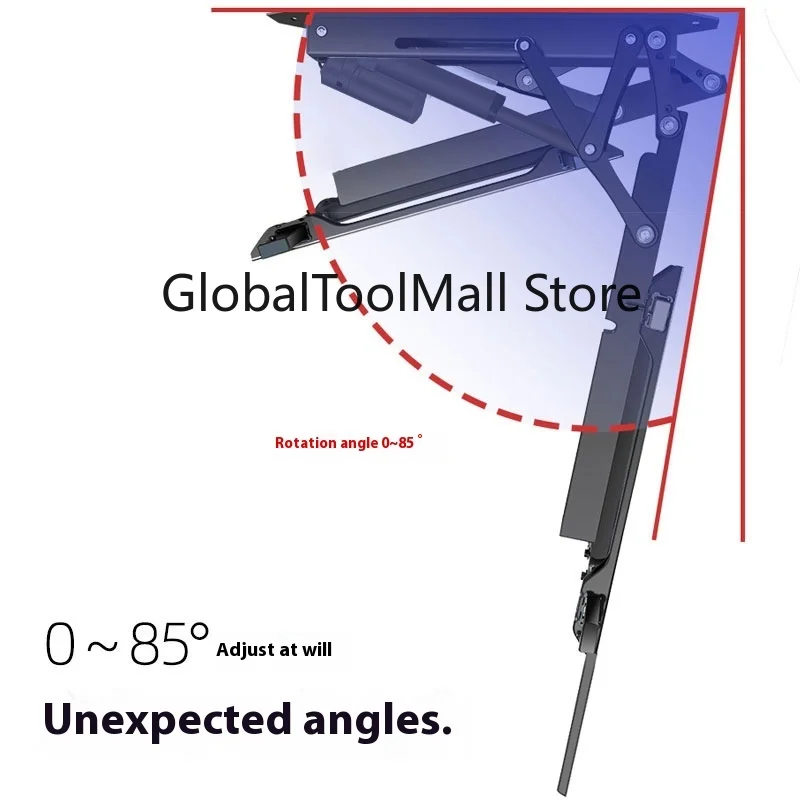 Jian Leji Electric Remote-Controlled LED TV50-75 Inches Foldable Rotation Swivel Lifting Hanger Ceiling Bracket Iron CE