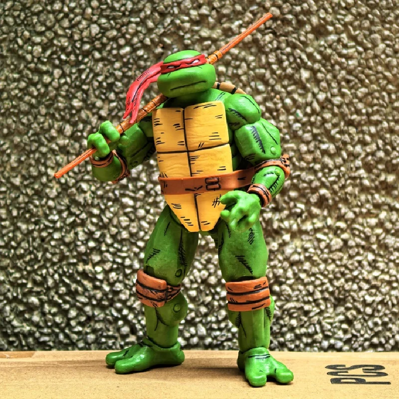 NECA الإصدار الجديد لسلحفاة النينجا العودة إلى نيويورك أربع مجموعات من شخصيات الحركة لعبة قابلة للجمع للمعجبين والهواة لعبة رقمية #4