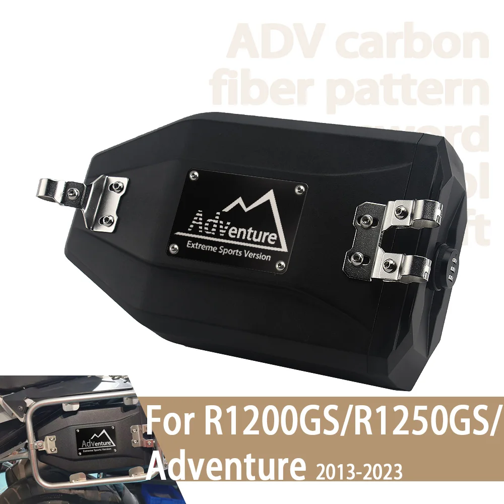 

Motorcycle Waterproof Toolbox For R1300GS R1200GS R1250GS Adventuer 1290 Super Adventure S R 4.2 Liters Tool Box Password Lock