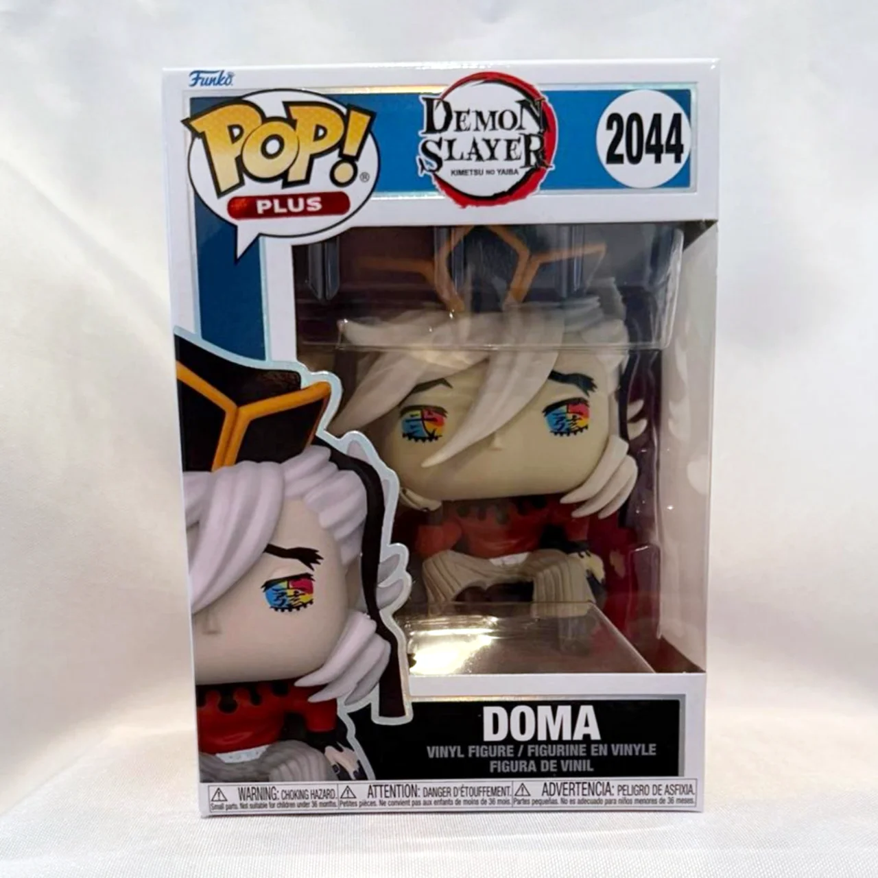 Demon Slayer Doma #2044 Figure Kimetsu no Yaiba Funko Pop Genuine Limited Edition Collect Decoration Figures Toy Fans Gift