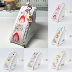 Kawaii Hello Kittys Sandwich Storage Bags Anime Kuromi Melody Cinnamoroll Cute Cartoon Pencil Case Student Coin Purse Girl Gift