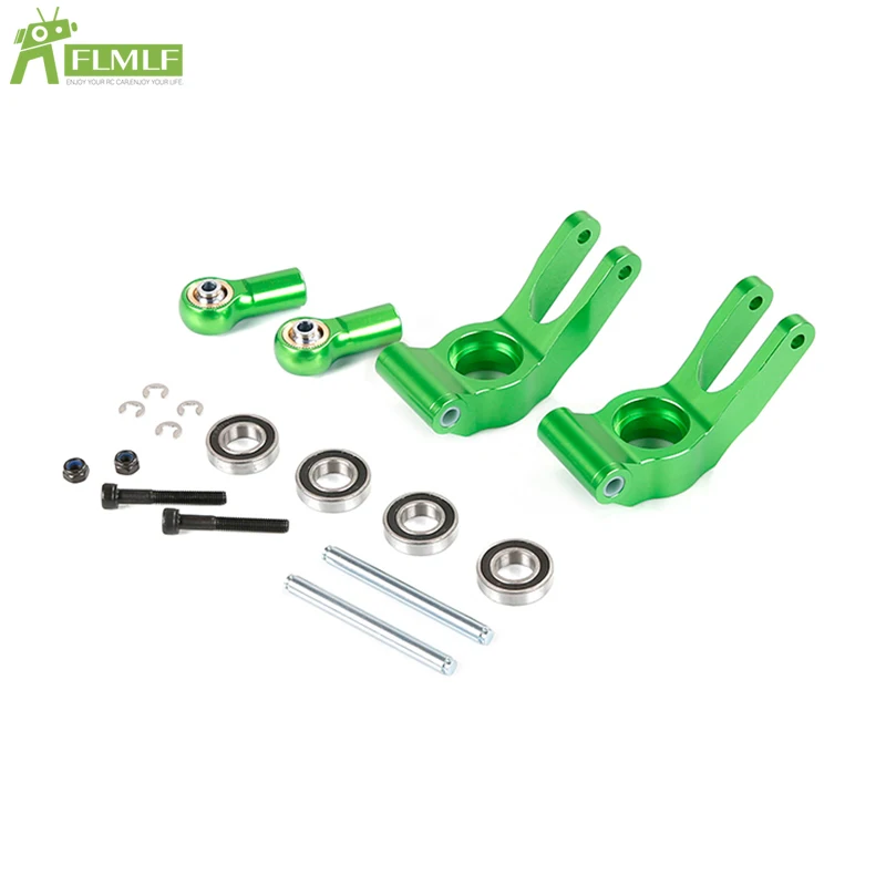Alloy CNC One-piece Rear Wheel Bearing Base Kit Fit for 1/5 HPI ROFUN ROVAN KM BAJA 5B 5T 5SC RC CAR PARTS