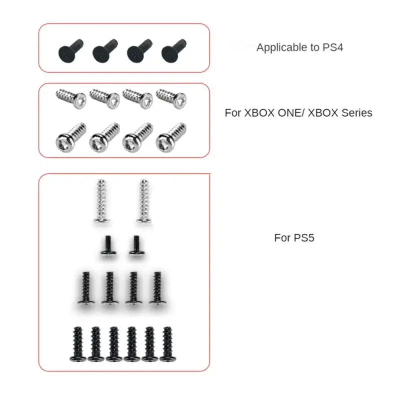 für PS4 PS5 XBOX ONE Serie X S Reparatur Werkzeuge Zubehör Kreuz T6T8 Schrauben Set Griff Wartung Werkzeug für PlayStation 4 5 Xbox