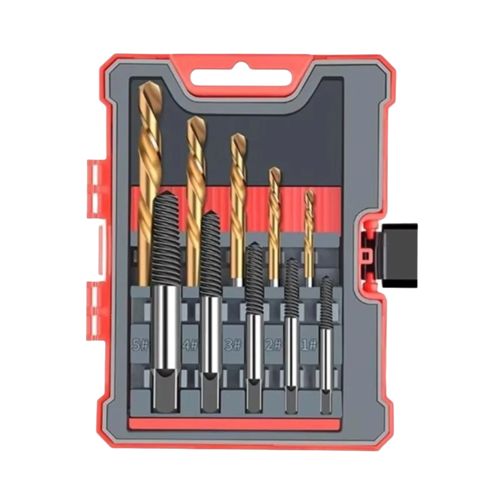 

Набор левых сверл. Экономия времени. Квадратная головка. Удаление поврежденных винтов. Гладкое удаление чипов. Сильная укус.