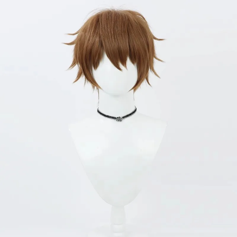 Tears of Themis Yan cosplay wig light brown daily male style Halloween gift