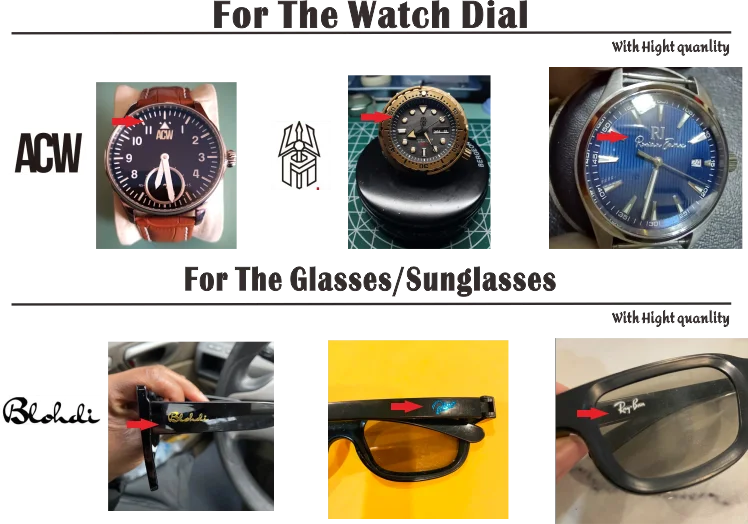 Personalisierte 3D Metall UV Transfer Aufkleber Selbstklebende Aufkleber für Zifferblatt Sonnenbrille Aufkleber DIY Wasserdichte Kinder Aufkleber – Detail 3