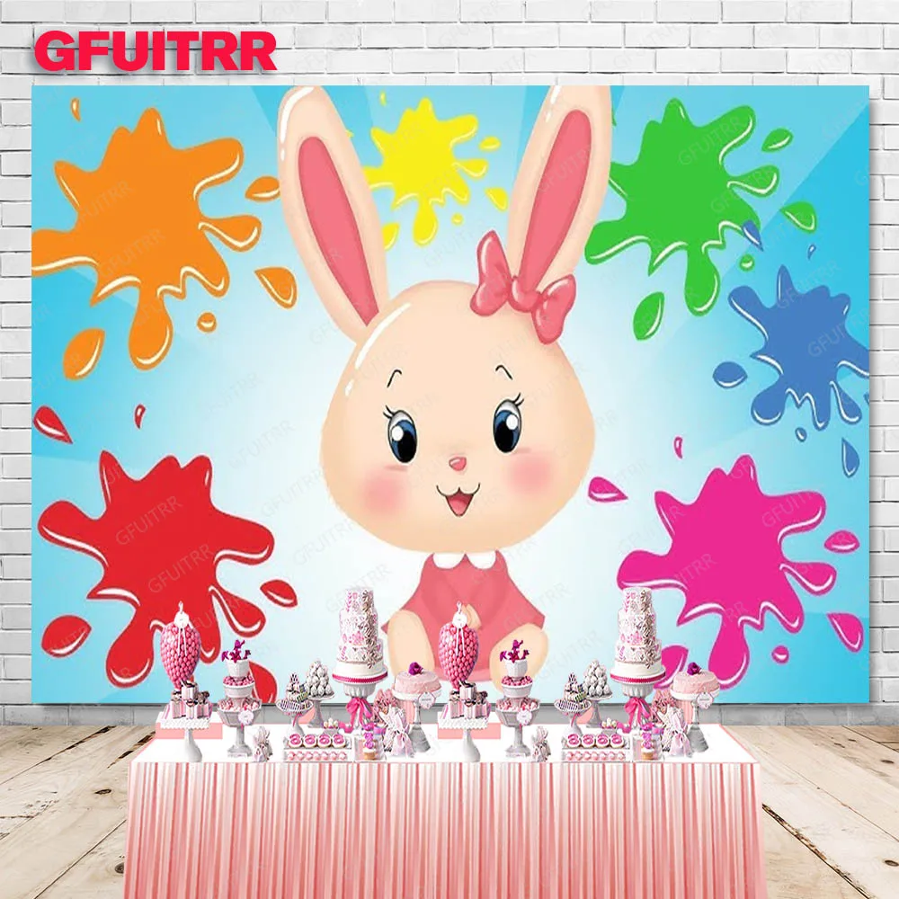 Gfuitrr Monde Des Titounis Backdrop Balloon Party Decoration Photography Background Baby Shower Studio Booth Prop Banner