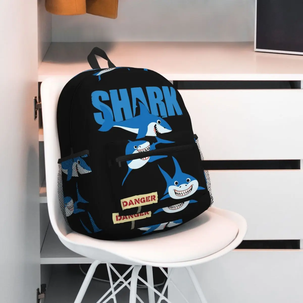 

Забавный рюкзак Shark Danger - Crazy Sark Lady, рюкзак большой вместимости для мальчиков и девочек, школьная сумка, сумки на плечо для мужчин и женщин