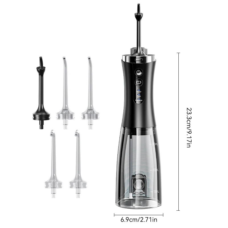 

Promotion C2 IPX7 USB C Rechargeable Electric Toothbrush Water Flosser Convenient 2-in-1 for Teeth Cleaning Household Plastic